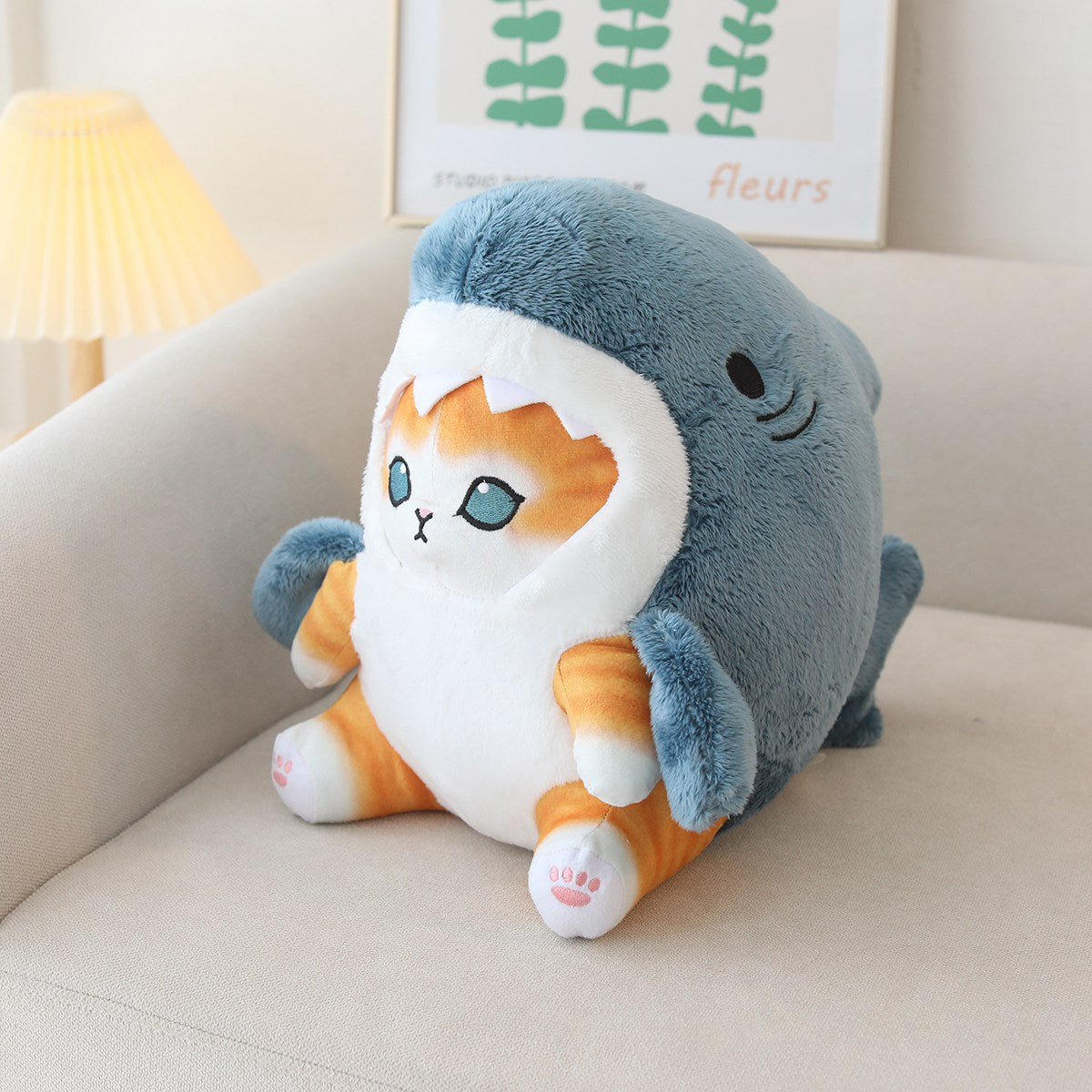 Shark Cat Plushie