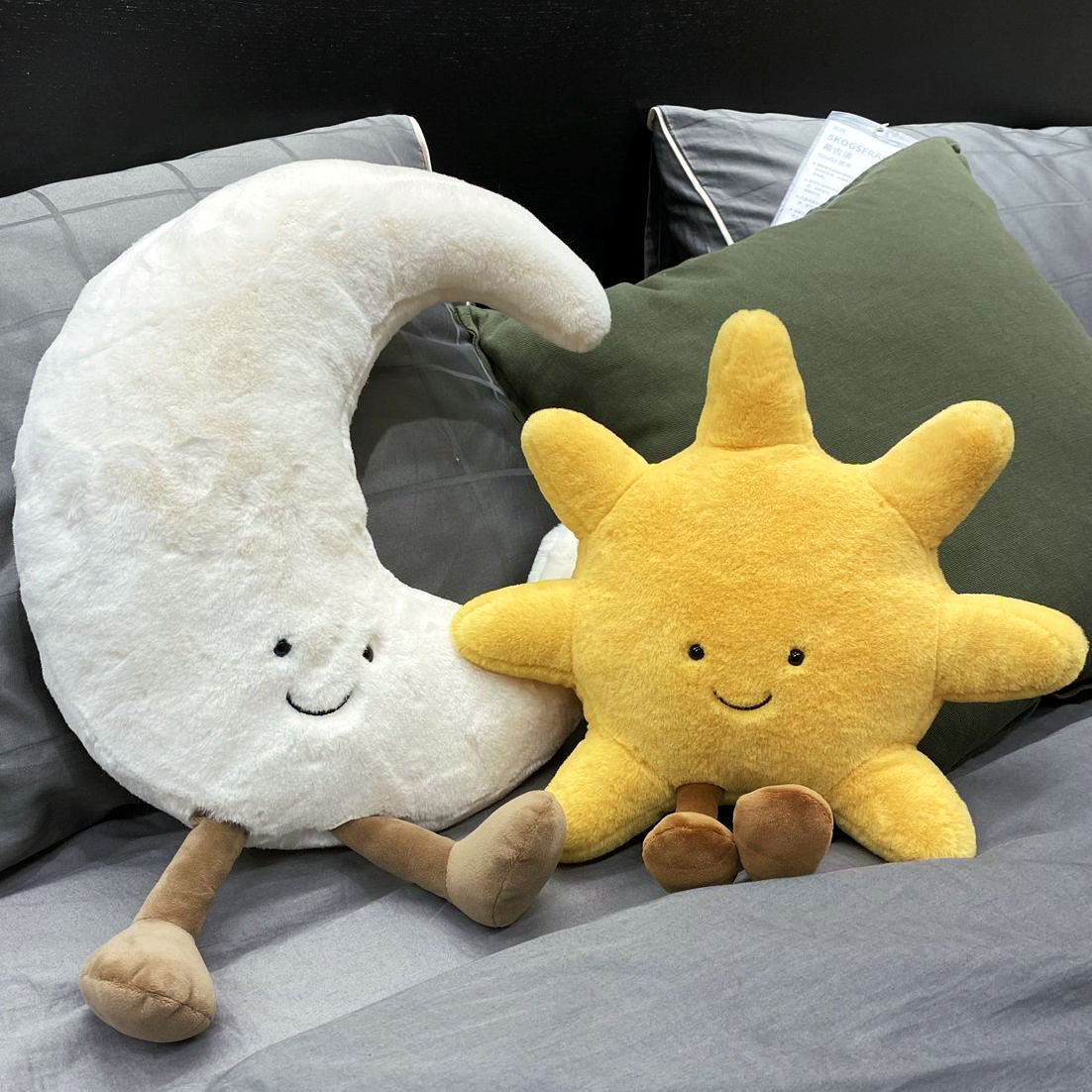 Sun & Moon Plush Cushions