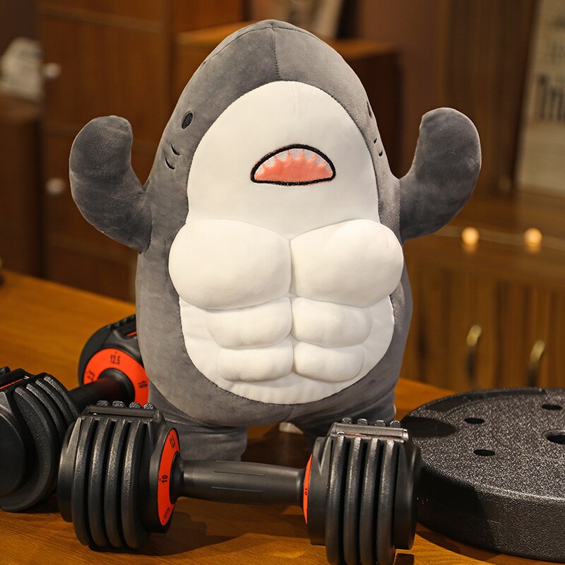 Muscle Shark Plushie