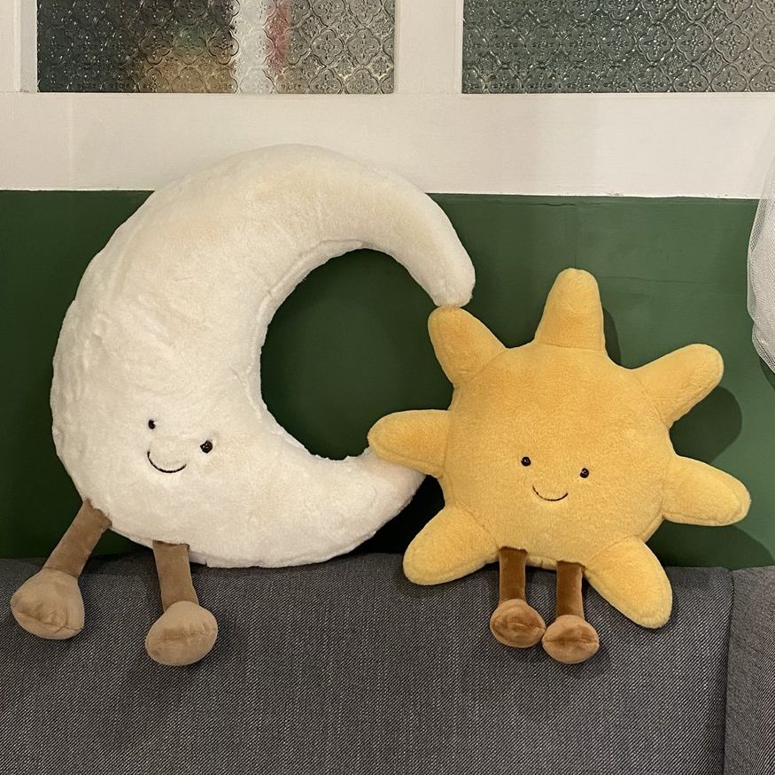 Sun & Moon Plush Cushions