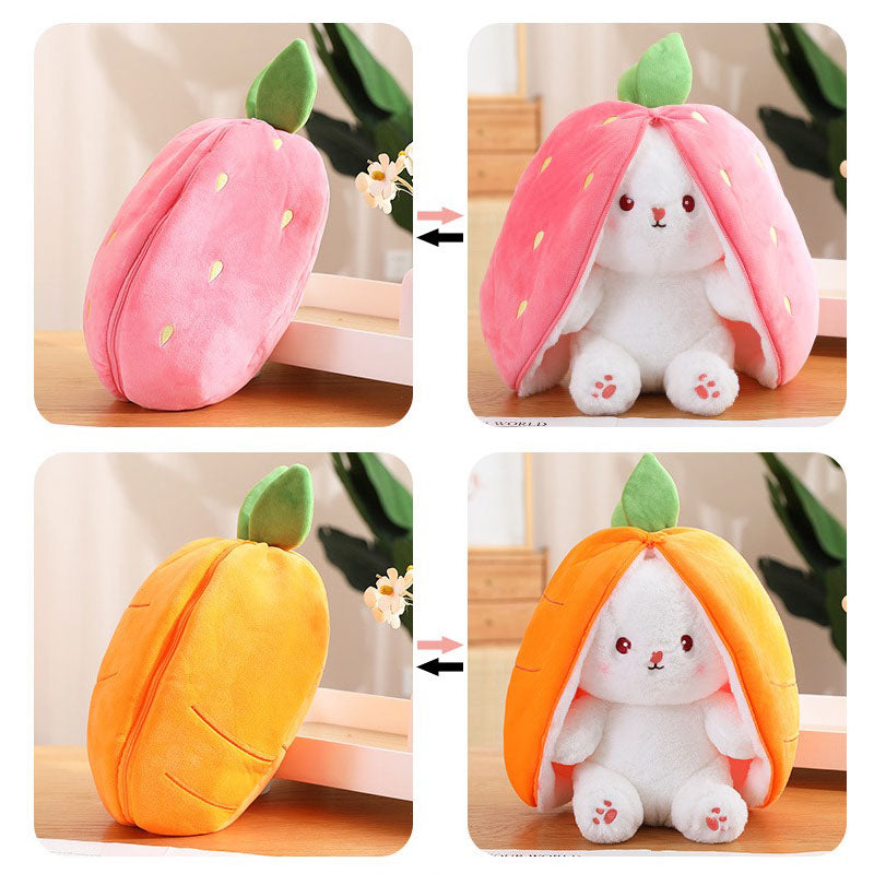 Strawberry & Carrot Bunnie Plushies