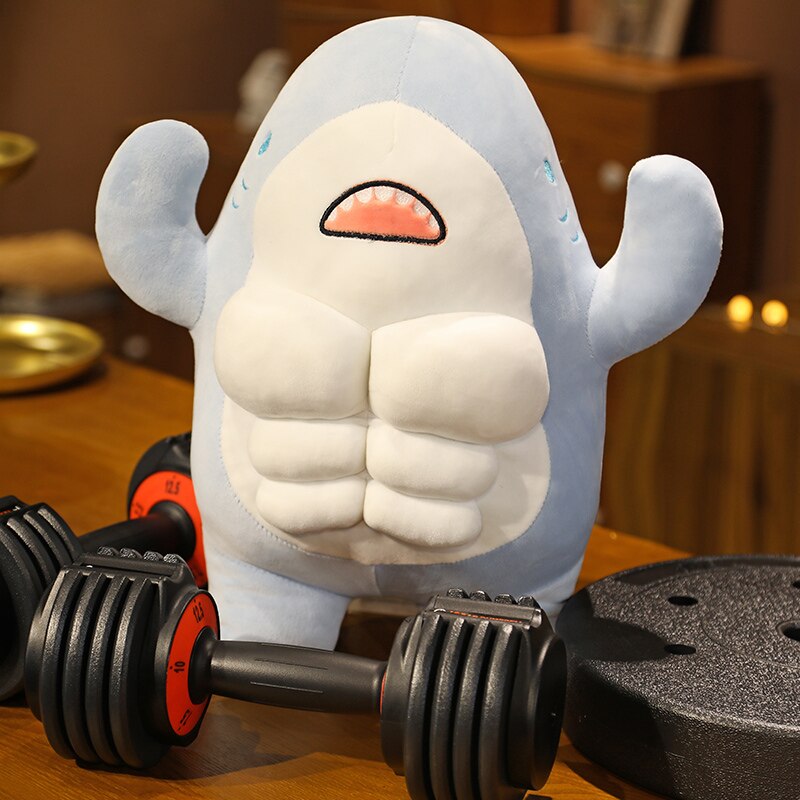 Muscle Shark Plushie